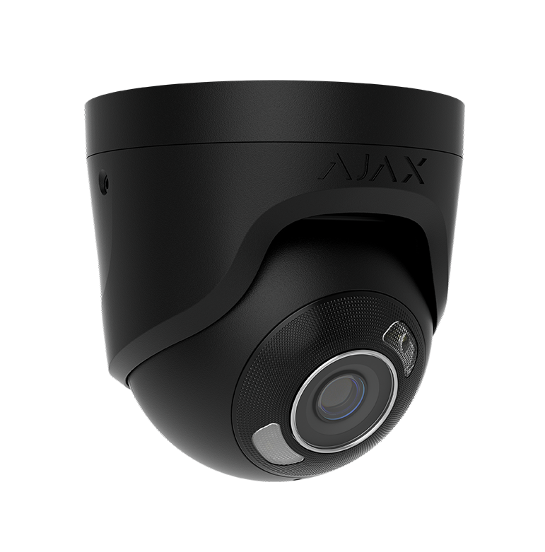 Ajax TurretCam HL (5 MP/4mm) Black IP Camera