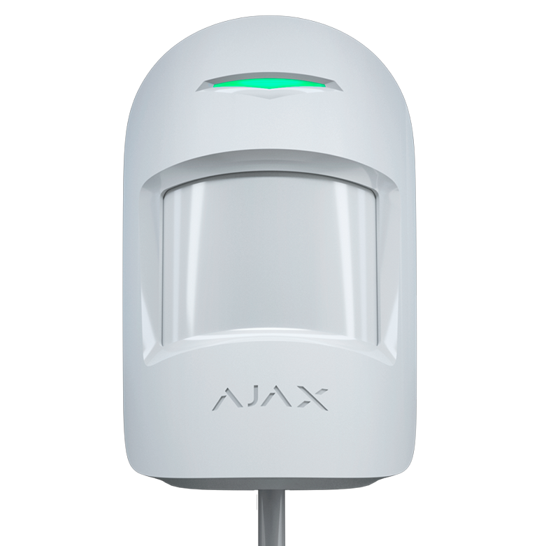Ajax MotionProtect Plus Fibra White Wired Motion Detector