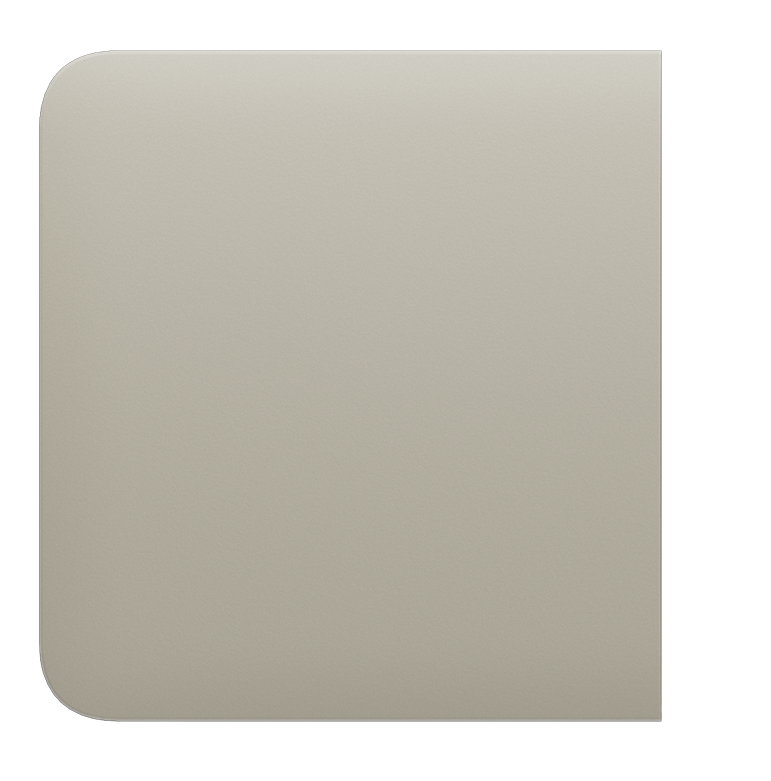 Ajax Side Button (1-Gang/2-Way) Ivory