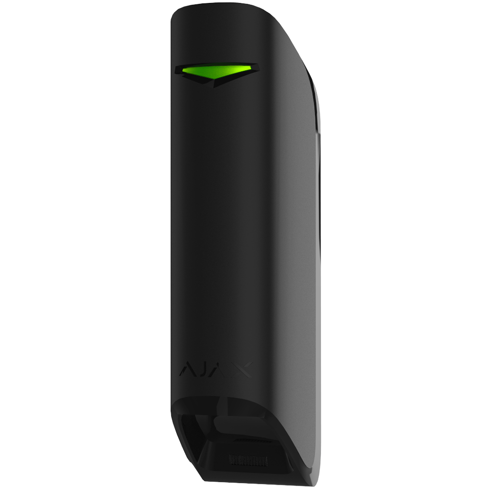 Ajax MotionProtect Curtain Black Wireless Motion Detector