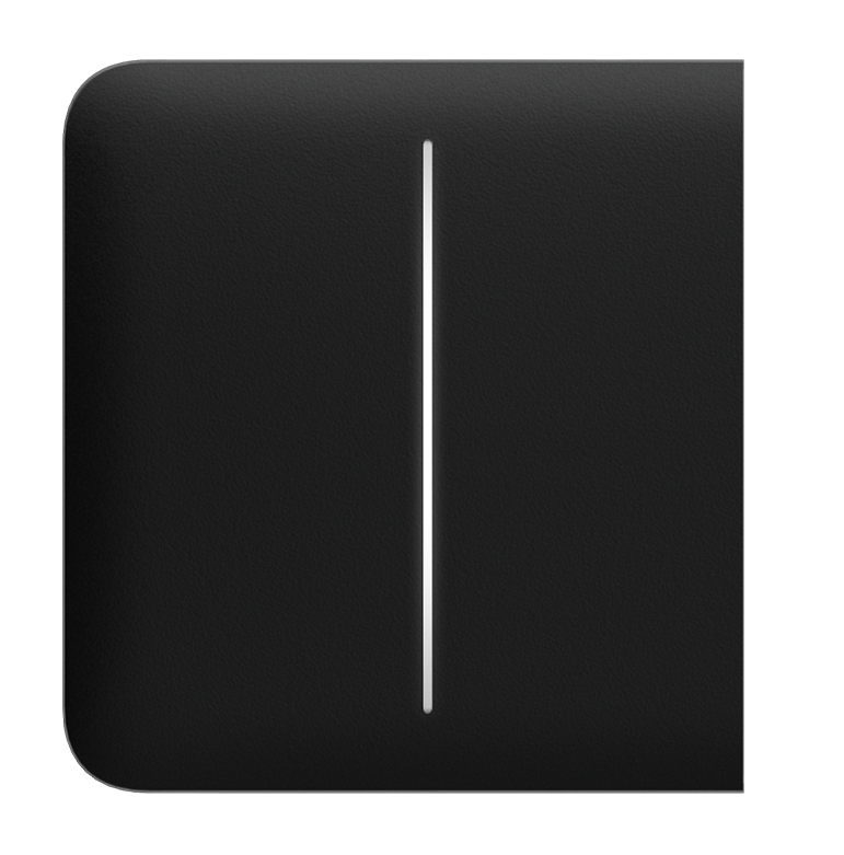 Ajax Side Button (2-Gang) Black