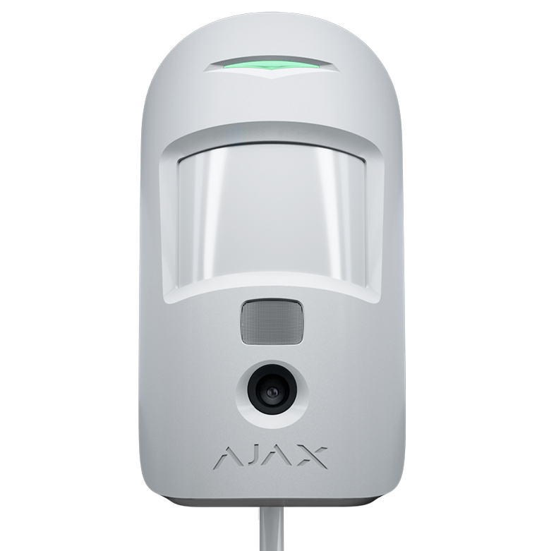 Ajax MotionCam Fibra Wired Motion Detector - White