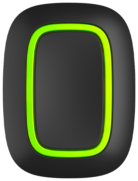 Ajax Button Black Wireless Panic Button