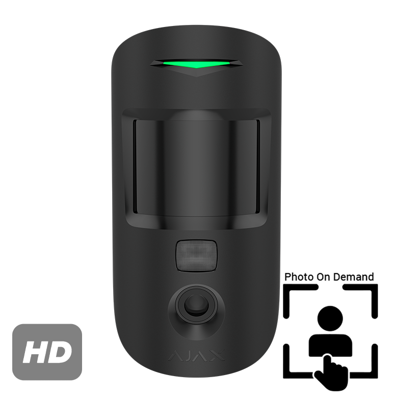 Ajax MotionCam Superior HD (PhOD) Black Wireless Motion Detector