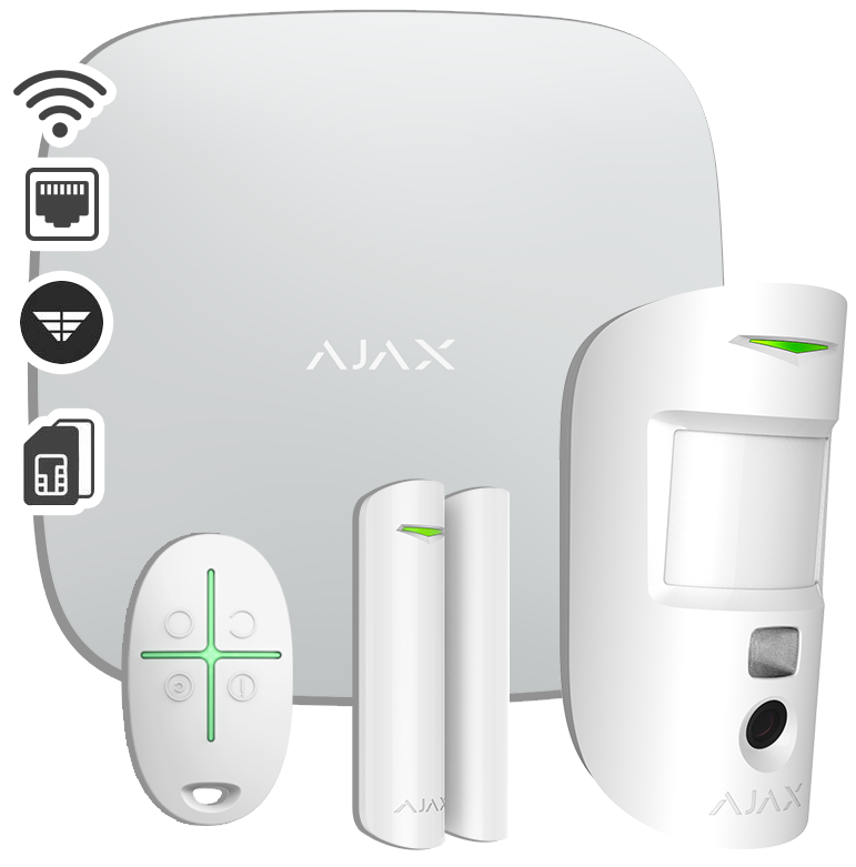 Ajax Systems Starter Kit Cam Plus White