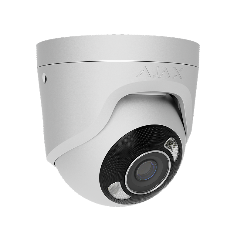 Ajax TurretCam HL (5 MP/2.8mm) White IP Camera