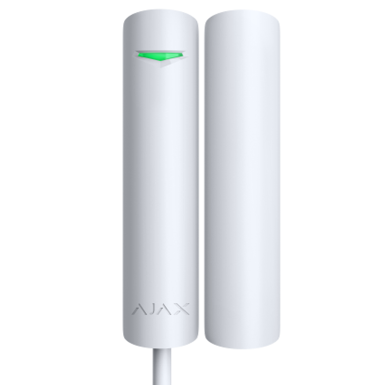 Ajax DoorProtect Plus Fibra White Wired Magnetic Contact