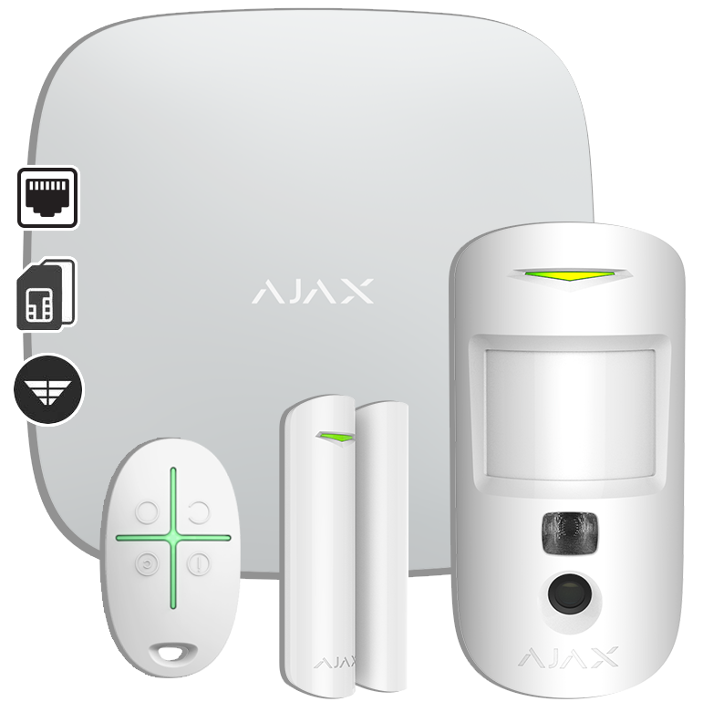 Ajax Starter Kit Cam White