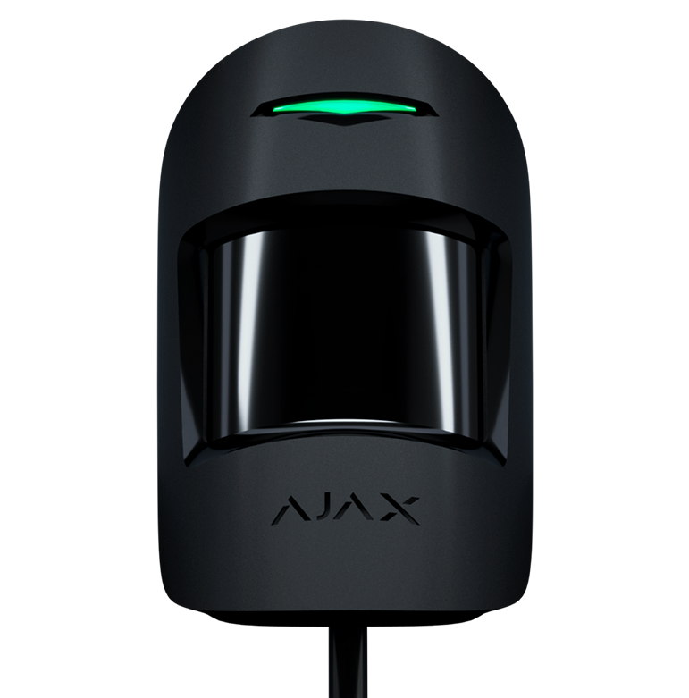 Ajax MotionProtect Plus Fibra Black Wired Motion Detector