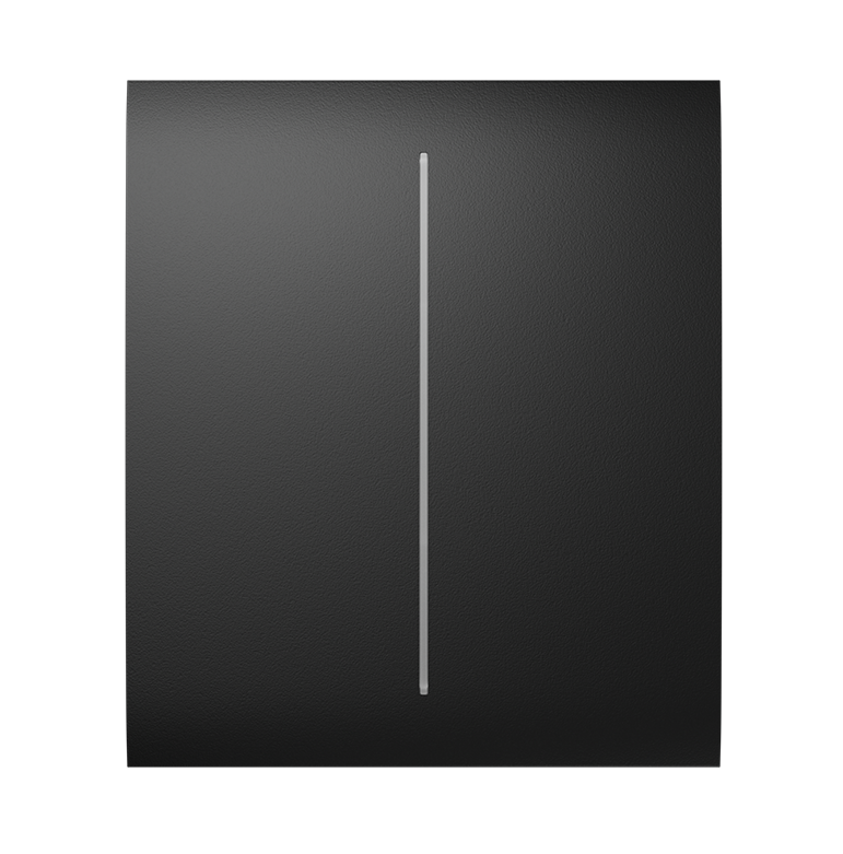 Ajax Center Button (2-Gang) Black