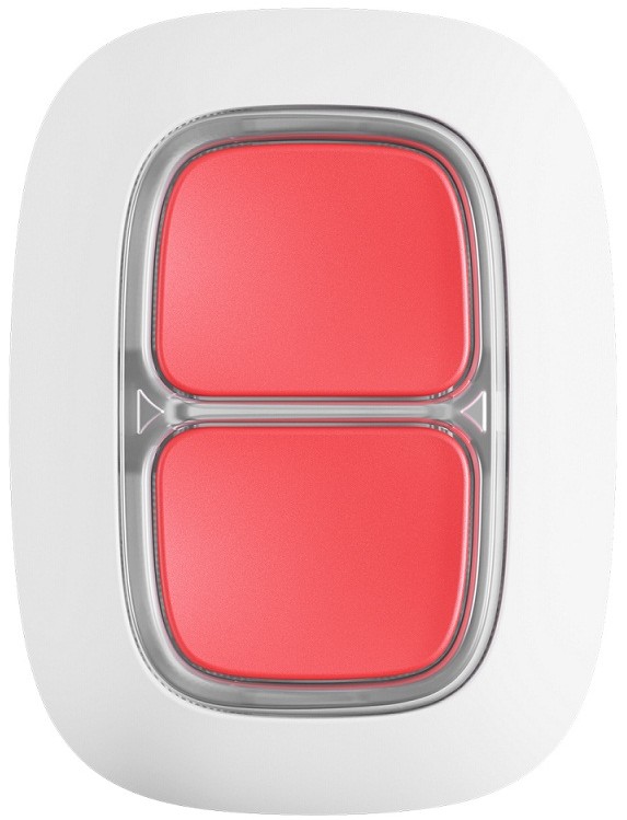 Ajax Double Button - White