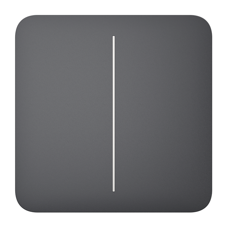 Ajax Solo Button (2-Gang) Graphite
