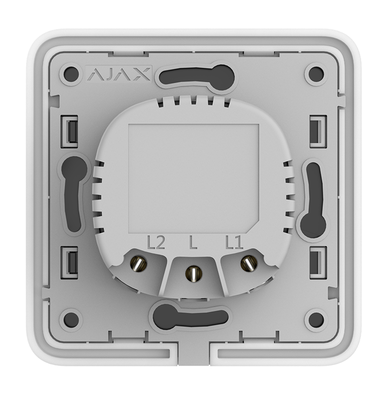 Ajax LightCore (2-Gang) Smart Touch Switch