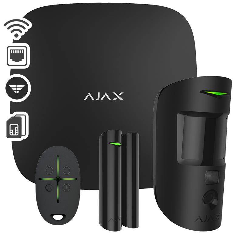 Ajax Starter Kit Cam Plus Black