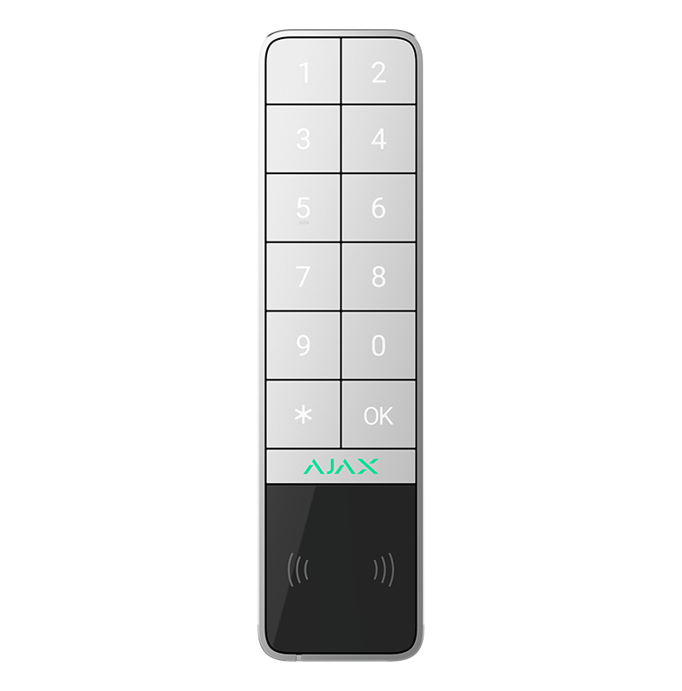 Ajax KeyPad Outdoor White Wireless Keypad