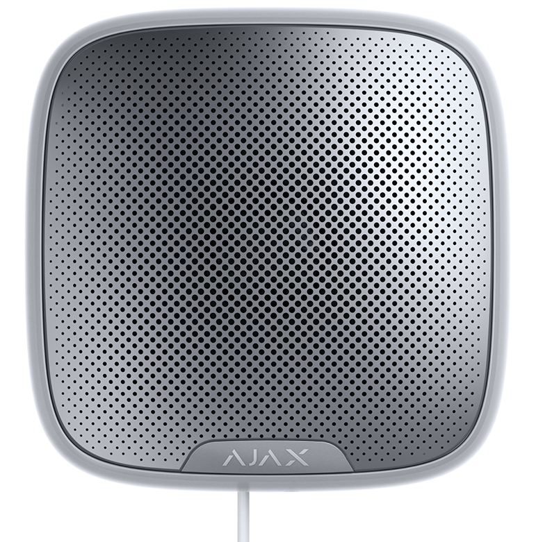 Ajax Street Siren Fibra - White