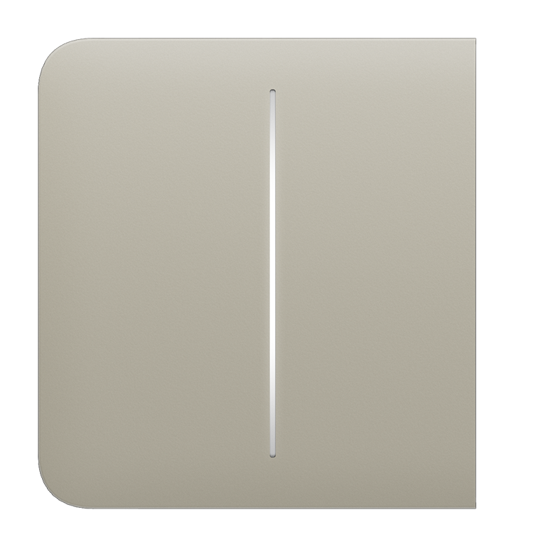 Ajax Side Button (2-Gang) Ivory