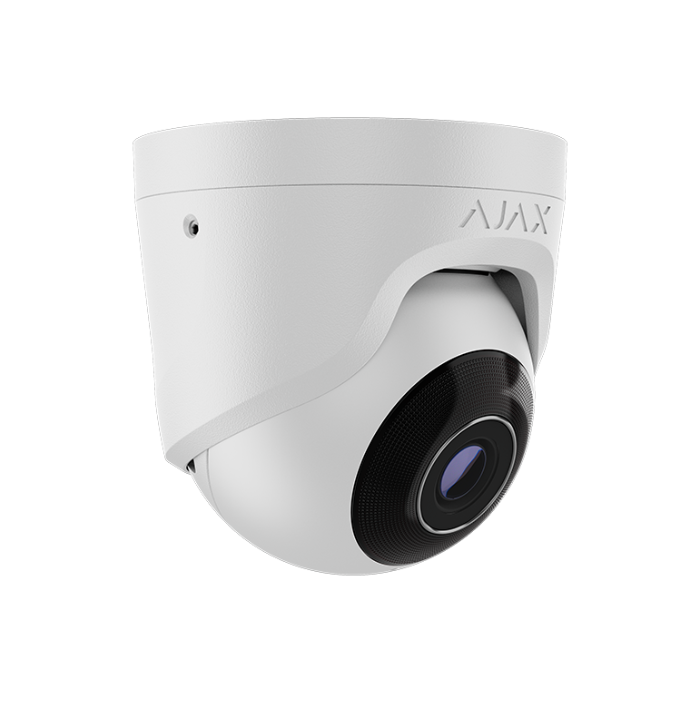 Ajax TurretCam (8 MP/2.8mm) White IP Camera