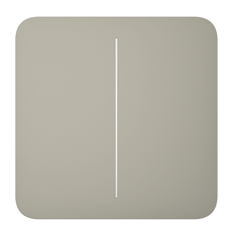 Ajax Solo Button (2-Gang) Olive