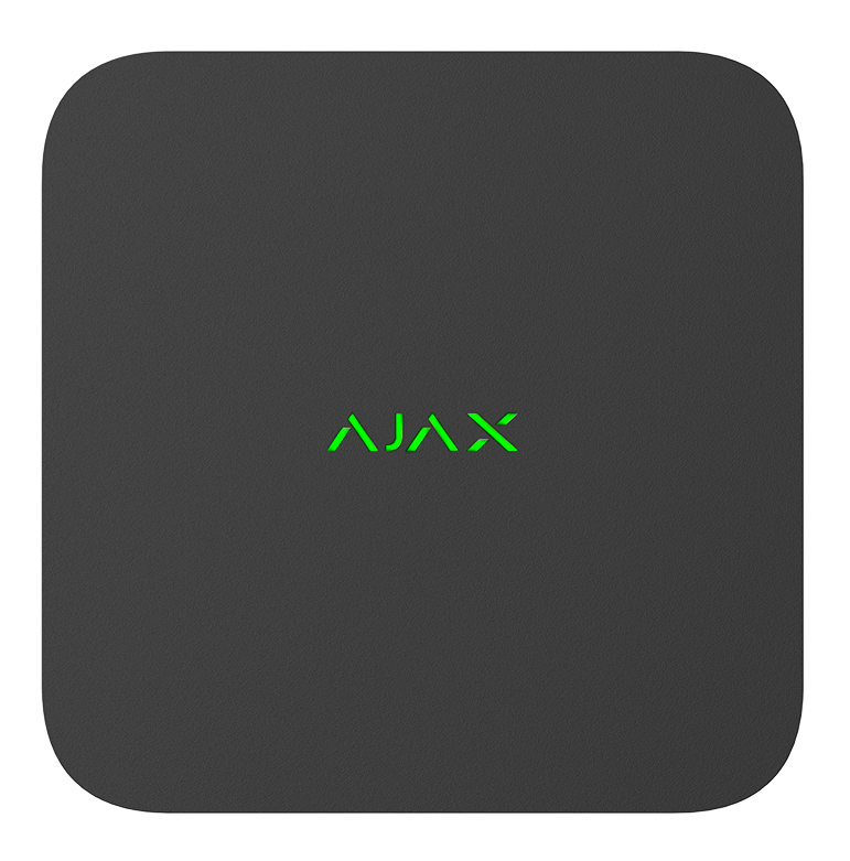 Ajax NVR (16ch) Black Network Video Recorder