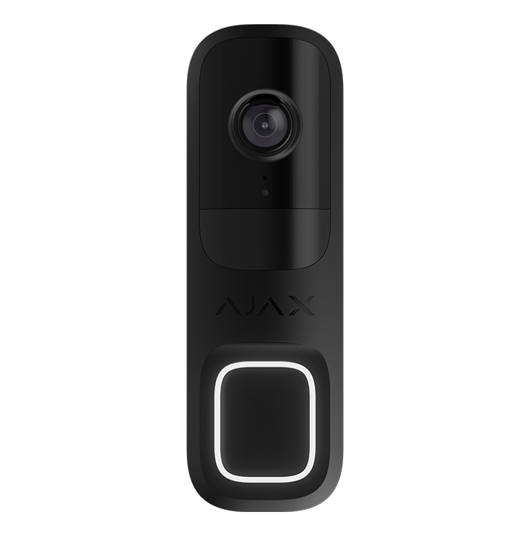 Ajax Doorbell Black Networked Doorbell