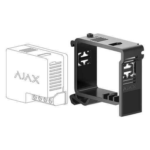 [PN13092] Ajax DIN Holder for Relay or Wall Switch - Black