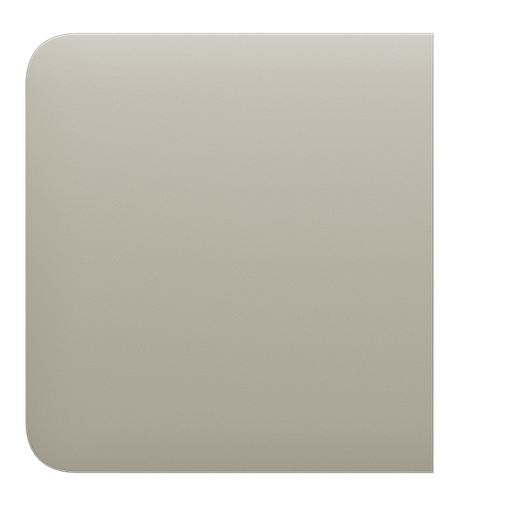 [PN13849] Ajax Side Button (1-Gang/2-Way) Ivory