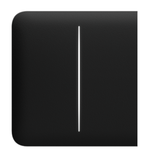 [PN13852] Ajax Side Button (2-Gang) Black