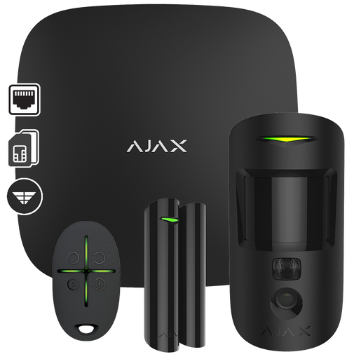 [PN11390] Ajax Starter Kit Cam - Black