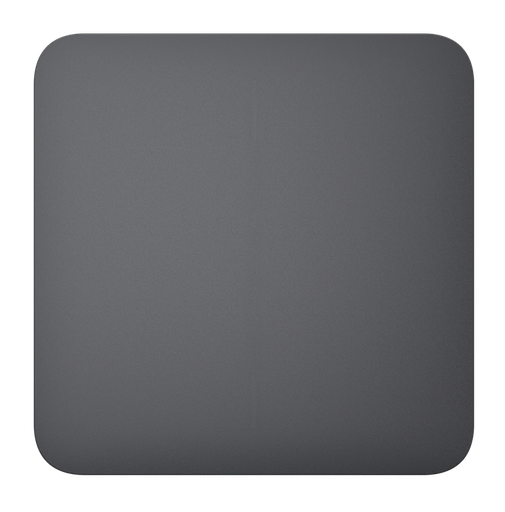 [PN13866] Ajax Solo Button - 1-Gang/2-Way - Graphite Light Switch Fascia