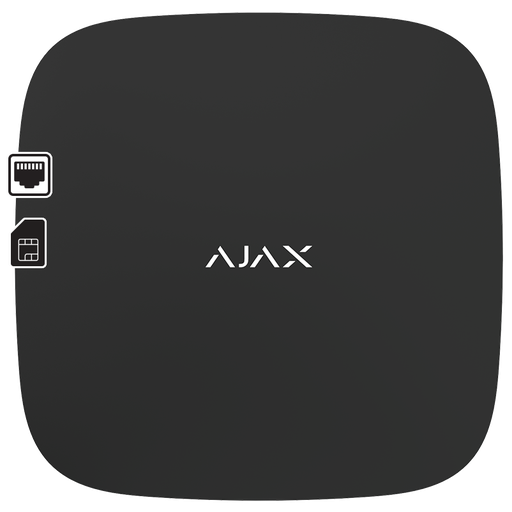 [PN09569] AJAX Hub Black Wireless Alarm Hub