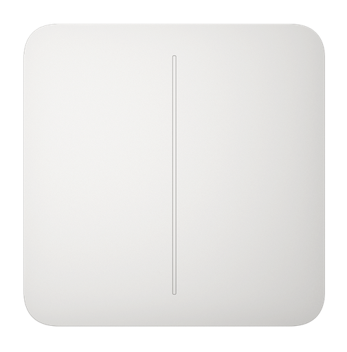 [PN13666] Ajax Solo Button (2-Gang) White