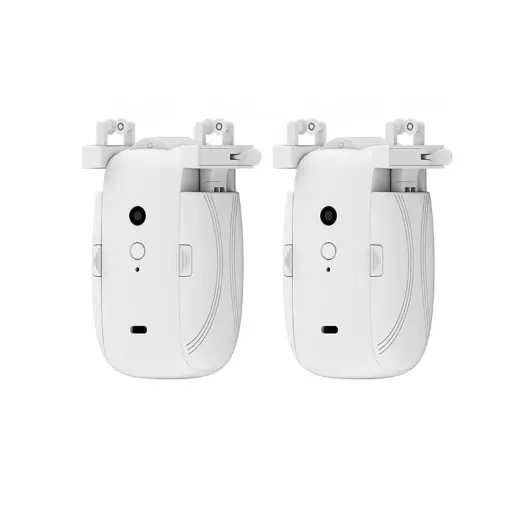 [ZCR-0011] Ασύρματος μηχανισμός κουρτίνας για ράγα (Διπλός)